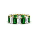 Load image into Gallery viewer, 8 Carat Diamond Emerald Cut Eternity Band