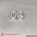 Load image into Gallery viewer, 8-carat-emerald-cut-lab-diamond-stud-earrings-in-14k-white-gold-fdear10411em-3