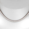 Load image into Gallery viewer, 8-carat-round-diamond-tennis-choker-necklace-in-FDNK11334-(0.05CT)ANGLE1-NL-RG