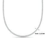 Load image into Gallery viewer, 8-carat-round-diamond-tennis-choker-necklace-in-FDNK11334-(0.05CT)ANGLE1-NL-WG