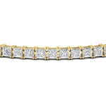 Load image into Gallery viewer, 8 Ct Princess Cut Basket Tennis Bracelet