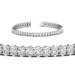 Load image into Gallery viewer, 8 Ct Oval Diamond Tennis Women Bracelet