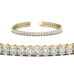 Load image into Gallery viewer, 8 Ct Oval Diamond Tennis Women Bracelet