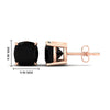 Load image into Gallery viewer, 9-carat-cushion-cut-black-diamond-basket-stud-earring-in-rose-gold-fdear10411cugblackangle2-9.00ct-nl-rg-hw.jpg