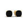 Load image into Gallery viewer, 9-carat-cushion-cut-black-diamond-basket-stud-earring-in-yellow-gold-fdear10411cugblackangle1-9.00ct-nl-yg.jpg