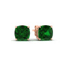Load image into Gallery viewer, 9-carat-cushion-cut-emerald-basket-stud-earring-in-rose-gold-fdear10411cugemgrangle1-9.00ct-nl-rg.jpg