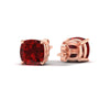 Load image into Gallery viewer, 9-carat-cushion-cut-ruby-basket-stud-earring-in-rose-gold-fdear10411cugrudrangle4-9.00ct-nl-rg.jpg
