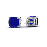 Load image into Gallery viewer, 9-carat-cushion-cut-sapphire-basket-stud-earring-in-white-gold-fdear10411cugsablangle4-9.00ct-nl-wg.jpg
