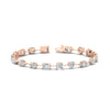 Load image into Gallery viewer, 9-carat-multi-shape-diamond-tennis-bracelet-in-rose-gold-fdbrc11544-nl-rg