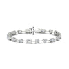 Load image into Gallery viewer, 9-carat-multi-shape-diamond-tennis-bracelet-in-white-gold-fdbrc11544-nl-wg-hw