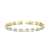 Load image into Gallery viewer, 9-carat-multi-shape-diamond-tennis-bracelet-in-yellow-gold-fdbrc11544-nl-yg