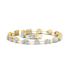 Load image into Gallery viewer, 9-carat-multi-shape-diamond-tennis-bracelet-in-yellow-gold-fdbrc11544angle4-nl-yg