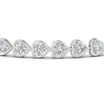 Load image into Gallery viewer, 9-ct-bezel-tennis-bracelet-heart-shaped-diamond-in-white-gold-fdbrc10581htangle2-9-ct-nl-wg