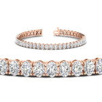 Load image into Gallery viewer, 9-ct-oval-diamond-tennis-bracelet-for-her