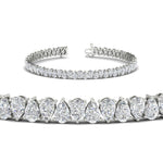Load image into Gallery viewer, 9 Ct Pear Cut Tennis Bracelet