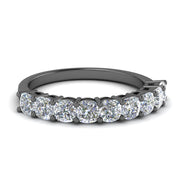 9 Stone Cushion Cut Anniversary Band