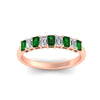 Load image into Gallery viewer, 9-stone-emerald-cut-emerald-wedding-band-in-rose-gold-fdwb8008emgemgrangle5-1.00ct-nl-rg.jpg?v=1774247355