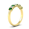 Load image into Gallery viewer, 9-stone-emerald-cut-emerald-wedding-band-in-yellow-gold-fdwb8008emgemgrangle2-1.00ct-nl-yg.jpg?v=1774247355