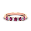 Load image into Gallery viewer, 9-stone-emerald-cut-pink-sapphire-wedding-band-in-rose-gold-fdwb8008emgsadrpisleep-1.00ct-nl-rg.jpg?v=1774247355