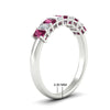 Load image into Gallery viewer, 9-stone-emerald-cut-pink-sapphire-wedding-band-in-white-gold-fdwb8008emgsadrpiangle2-1.00ct-nl-wg-hw.jpg?v=1774247355