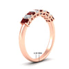 Load image into Gallery viewer, 9-stone-emerald-cut-ruby-wedding-band-in-rose-gold-fdwb8008emgrudrangle2-1.00ct-nl-rg-hw.jpg?v=1774247355