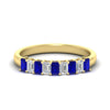 Load image into Gallery viewer, 9-stone-emerald-cut-sapphire-wedding-band-in-yellow-gold-fdwb8008emgsablsleep-1.00ct-nl-yg.jpg?v=1774247355