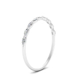 Load image into Gallery viewer, 9 Stone Marquise Thin Stacking Band