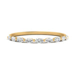 Load image into Gallery viewer, 9 Stone Marquise Thin Stacking Band