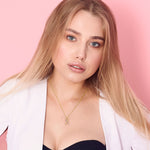 Load image into Gallery viewer, alphabet-initial-letter-x-diamond-pendant-in-FDPD11292X-NL-YG