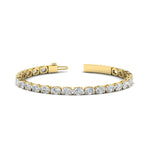 Load image into Gallery viewer, basket-tennis-bracelet-14-carat-oval-shaped-in-yellow-gold-fdbrc10444angle2-14.00ct-nl-yg
