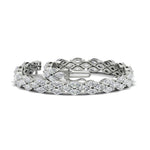 Load image into Gallery viewer, Beautiful-Marquise-Tennis-Bracelet-In-White-Gold-FDBRC8632MQANGLE4-NL-WG