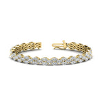 Load image into Gallery viewer, Beautiful-Marquise-Tennis-Bracelet-In-Yellow-Gold-FDBRC8632MQ-NL-YG