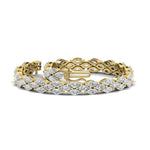Load image into Gallery viewer, Beautiful-Marquise-Tennis-Bracelet-In-Yellow-Gold-FDBRC8632MQANGLE4-NL-YG