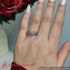 Load image into Gallery viewer, Beautiful-filigree-6-prong-diamond-engagement-ring-with-blue-topaz-in-14k-white-gold-FD9143-12