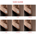 Load image into Gallery viewer, Cushion Diamond Basket Stud Earring