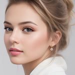 Load image into Gallery viewer, diamond-drop-halo-solitaire-round-cut-earrings-in-rose-gold-FD-EAR11129RO-NL-RG