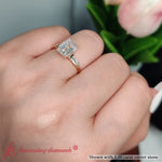 Load image into Gallery viewer, Emerald-Cut-Bar-Baguette-3-Stone-Lab-Diamond-Engagement-Ring-In-FDENS100R-YG