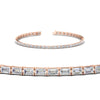 Load image into Gallery viewer, emerald-cut-east-west-tennis-bracelet