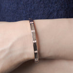 Load image into Gallery viewer, baguette-set-bangle-bracelet