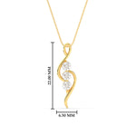 Load image into Gallery viewer, 3-stone-swirl-diamond-pendant-in-yellow-gold-FDPD11482ANGLE1-NL-YG-HW