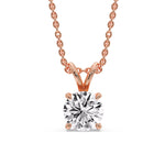 Load image into Gallery viewer, round-4-prong-solitaire-diamond-5-carat-pendant-in-FDPD8469ANGLE1-RO-5.00-RG.jpg?v=1763117314
