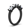 Load image into Gallery viewer, Five-stone-wedding-band-cushion-cut-2-carat-diamond-in-black-gold-fdwb8008cuangle2-2.00ct-nl-bg?v=1773305628