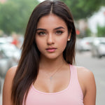 Load image into Gallery viewer, 0.50-carat-diamond-simple-cross-pendant-in-FDPD10825-0.50CT-NL-RG