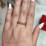 Load image into Gallery viewer, Infinity Twist Diamond Wedding Band