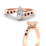 Load image into Gallery viewer, Marquise-cut-diamond-swirl-channel-set-ruby-wedding-ring-in-rose-gold-FDENS4028MQRGRUDRANGLE3-NL-RG_3b166a3a-2b3f-4746-b88b-a2930f567540.jpg?v=1754996097