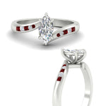 Load image into Gallery viewer, Marquise-cut-diamond-swirl-channel-set-ruby-wedding-ring-in-white-gold-FDENS4028MQRGRUDRANGLE3-NL-WG_22e35891-1324-4032-9d25-2063e3ad0f8b.jpg?v=1754996098