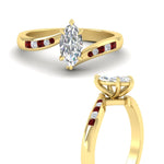 Load image into Gallery viewer, Marquise-cut-diamond-swirl-channel-set-ruby-wedding-ring-in-yellow-gold-FDENS4028MQRGRUDRANGLE3-NL-YG_5b9cc217-58ea-4117-a848-ed396e74d274.jpg?v=1754996098