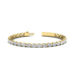 Load image into Gallery viewer, oval-shaped-13-carat-basket-tennis-bracelet-in-yellow-gold-fdbrc10444angle2-13.00-ct-nl-yg