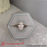Load image into Gallery viewer, Oval-diamond-ring-with-hidden-halo-in-rose-gold-FD11489R-6