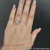 Load image into Gallery viewer, Oval Cut Bezel Set Diamond Solitaire Engagement Ring